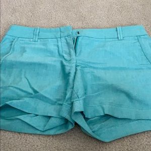J Crew sea foam green shorts